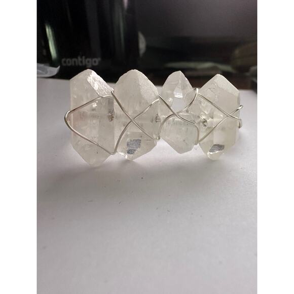 Kinsley Armelle Devi Collection Silver Quartz Bracelet - Picture 16 of 16